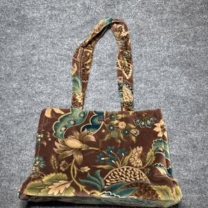 Lisa Lill Studio Handbag Womens Multi Tapestry Floral Canvas Shoulder Strap Boho